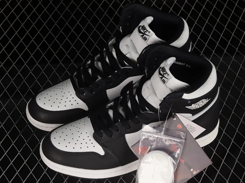 All categories Air Jordan Jordan series basketball shoes Air Jordan 1 High LJR version Air Jordan 1 High 85 "Black White" AJ1 Joe 1 Black and White Panda BQ4422-001